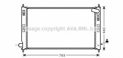 AVA QUALITY COOLING mta2207 -  Радиатор, охлаждение двигателя